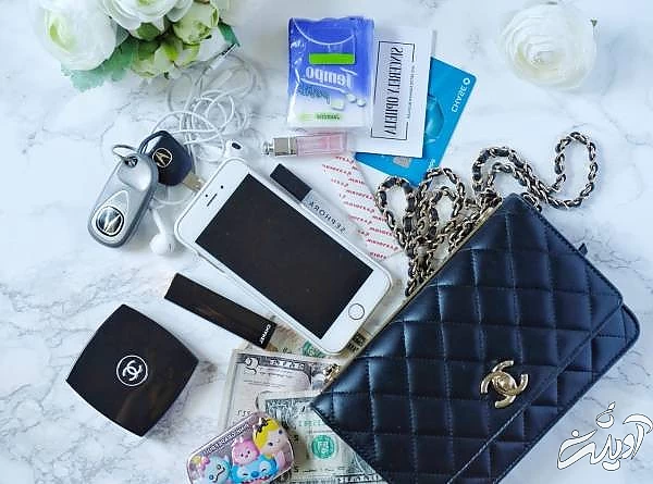 محتویات کیف زنانه